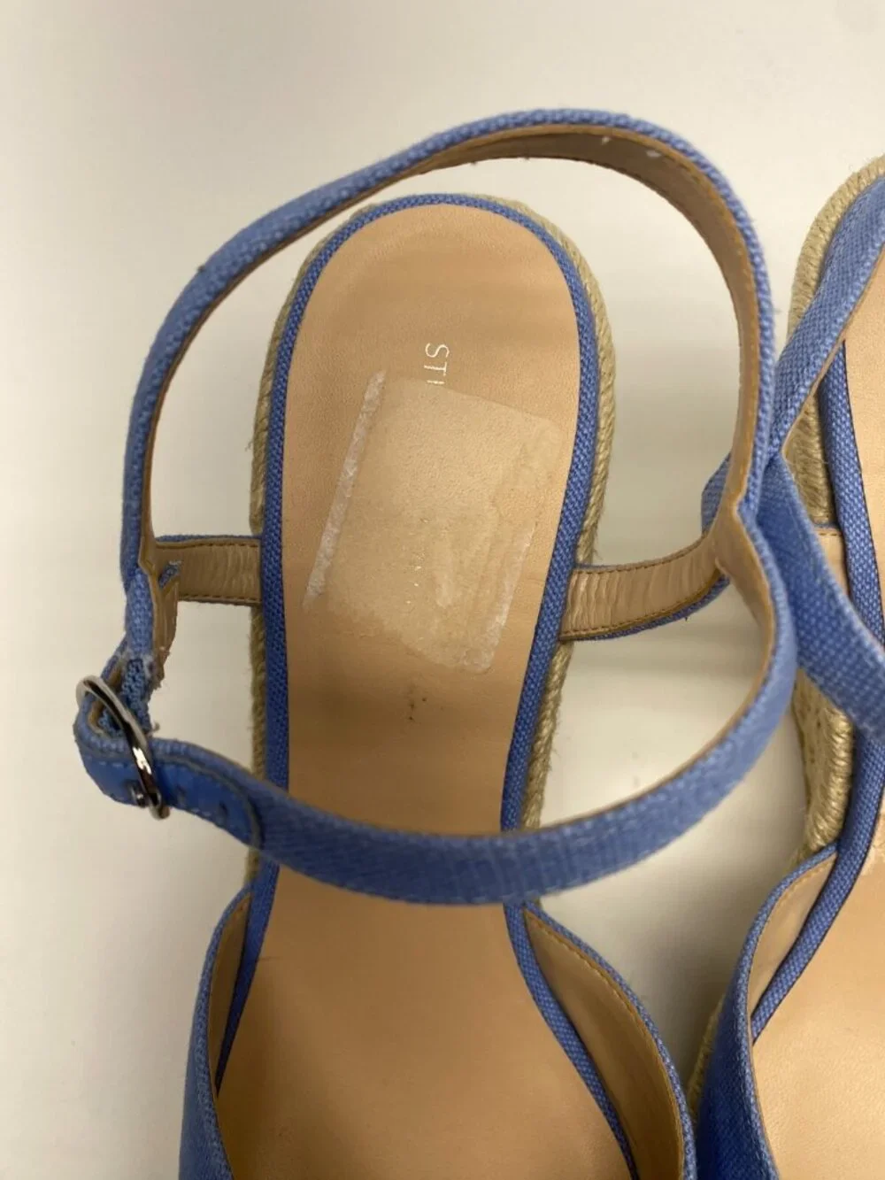 Staurat Weitzman Womens Mykonos Close Toe Espadrille Wedge Sandal Sz 9.5